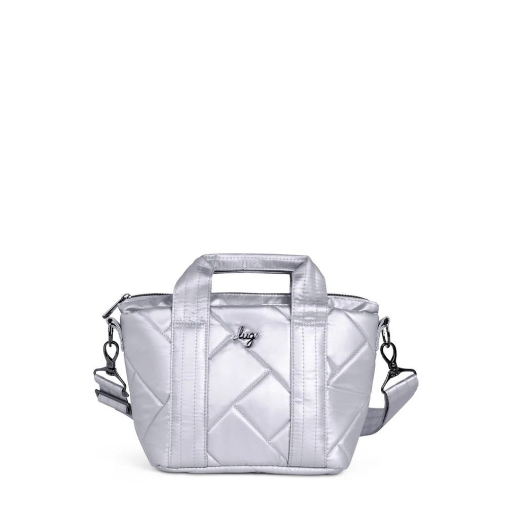 Lug Silver Quilted Women's Bag
